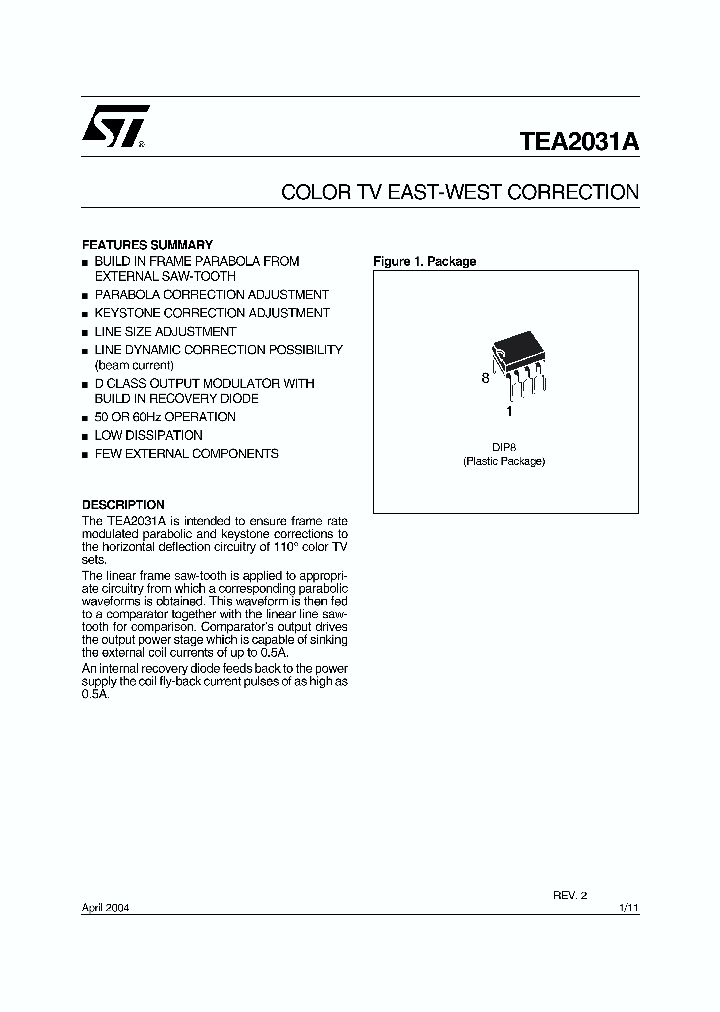 TEA2031A07_1185704.PDF Datasheet