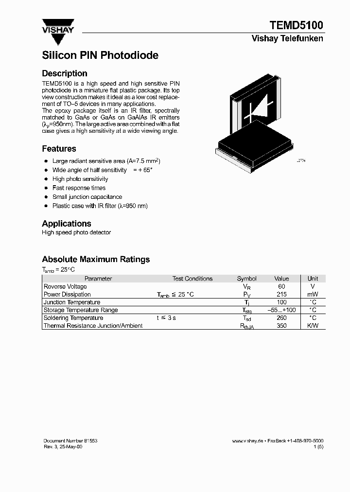 TEMD5100_1324174.PDF Datasheet