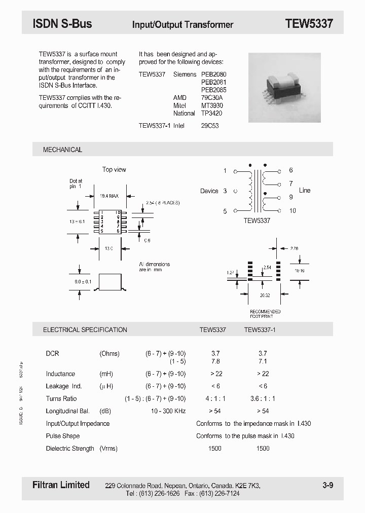 TEW5337_1106648.PDF Datasheet