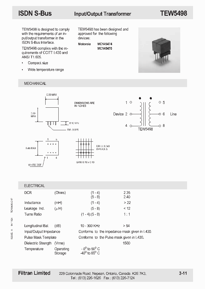 TEW5498_1324232.PDF Datasheet