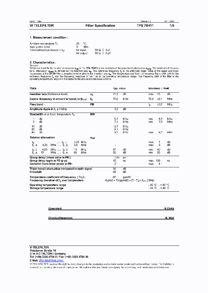 TFS70H11_1324668.PDF Datasheet