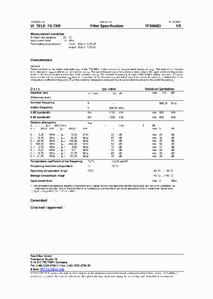 TFS868D_1324728.PDF Datasheet