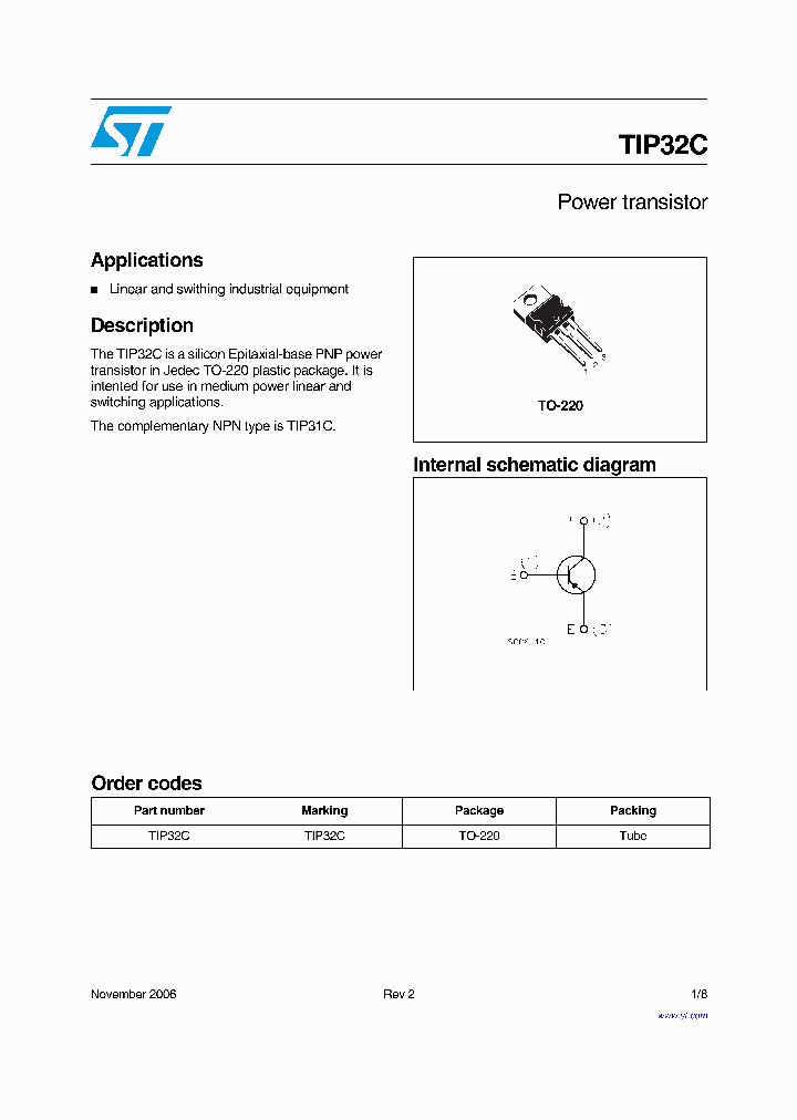 TIP32C06_1107522.PDF Datasheet