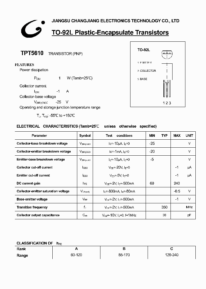 TPT5610-TO-92L_928943.PDF Datasheet