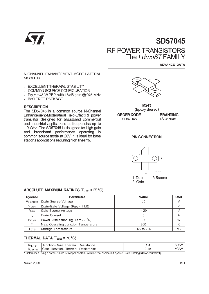TSD57045_1329362.PDF Datasheet