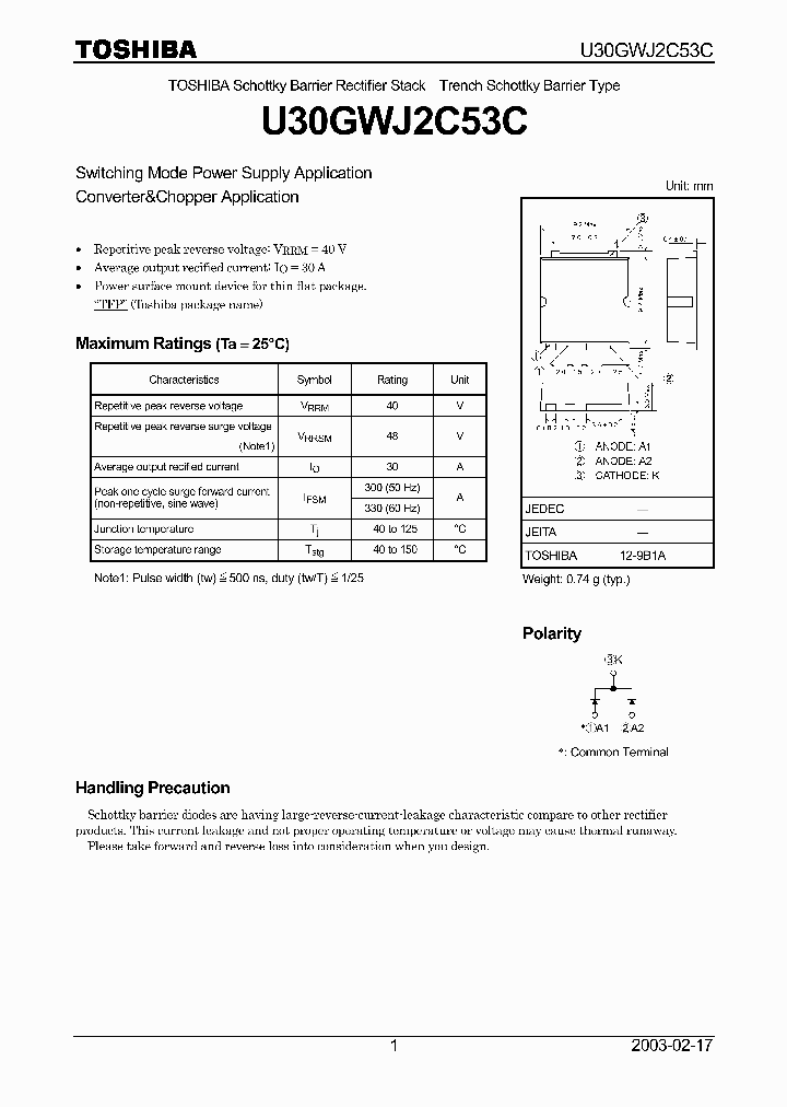 U30GWJ2C53C_1330162.PDF Datasheet