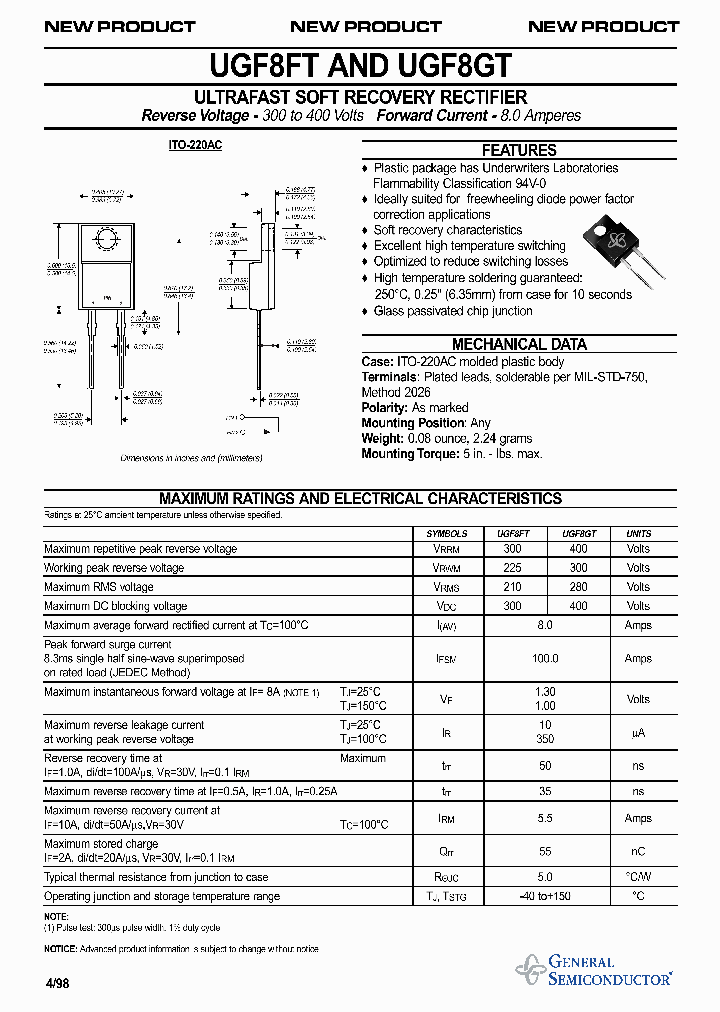 UGF8GT_1331180.PDF Datasheet