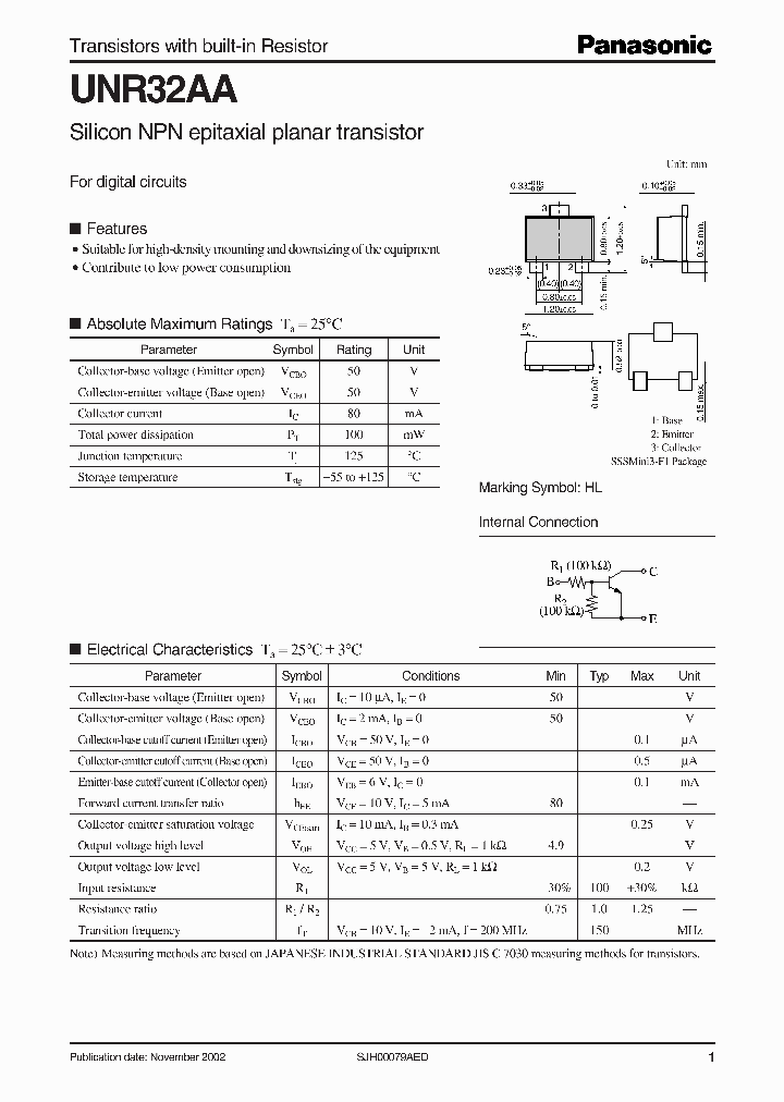 UNR32AA_1073946.PDF Datasheet