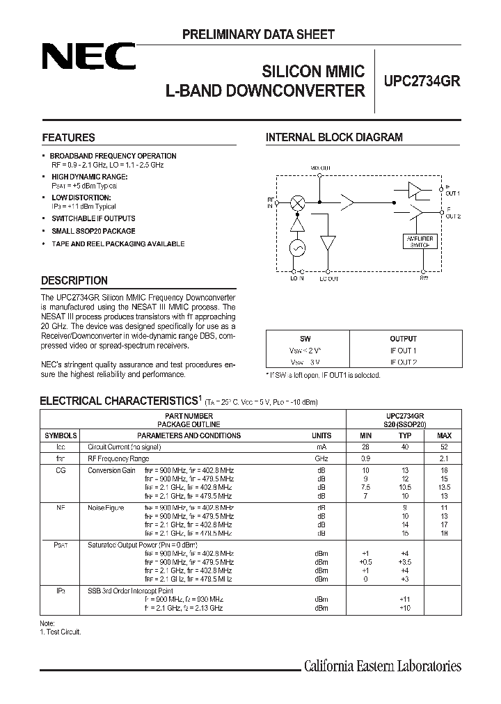 UPC2734GR-E1_1331949.PDF Datasheet