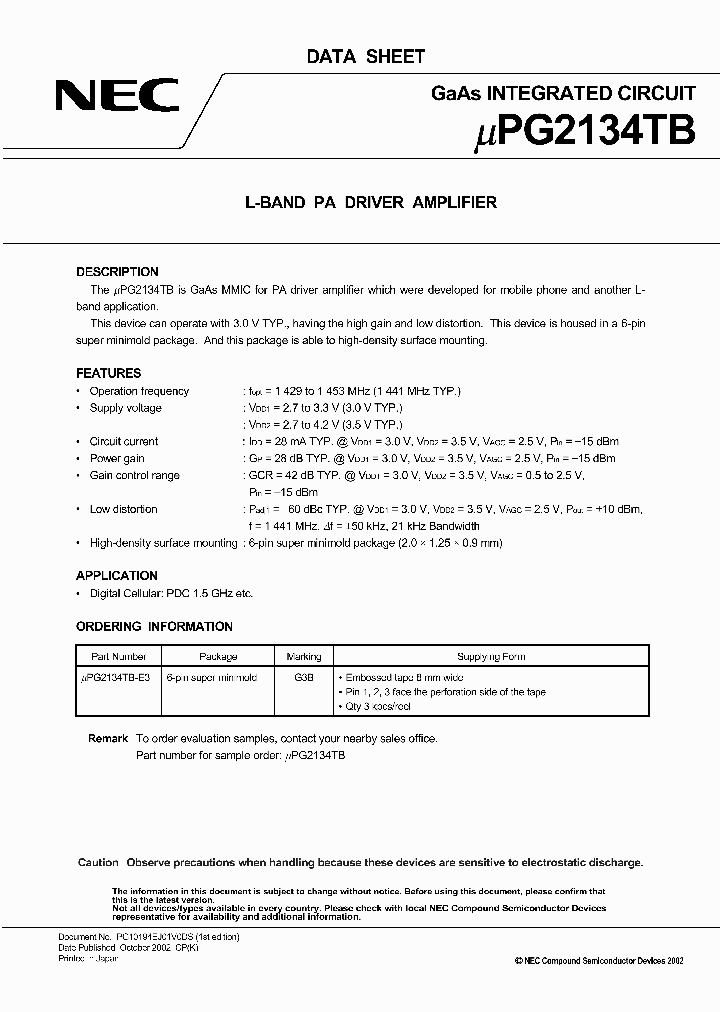 UPG2134TB_1144822.PDF Datasheet