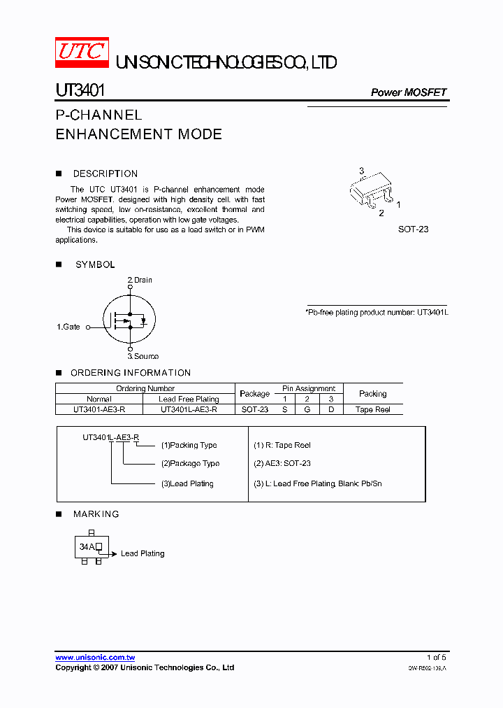 UT3401-AE3-R_1333031.PDF Datasheet