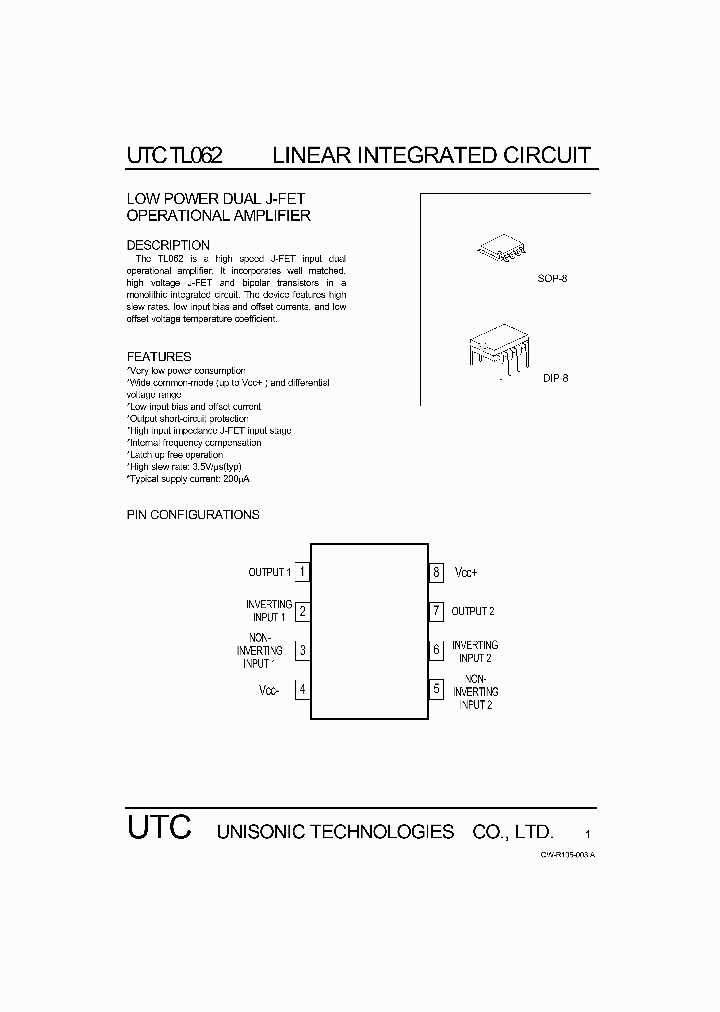 UTCTL062_1333154.PDF Datasheet