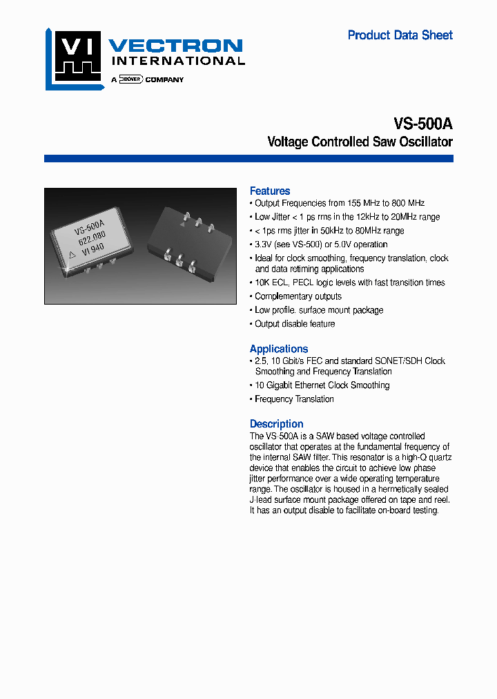 VS-500A_1335005.PDF Datasheet