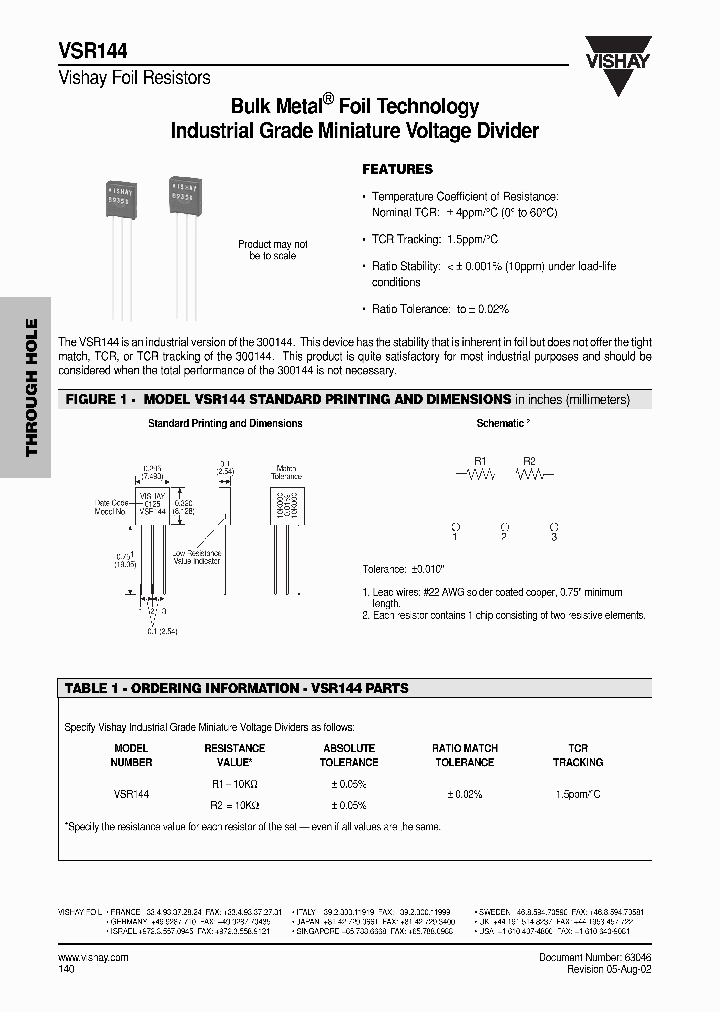 VSR144_1335099.PDF Datasheet