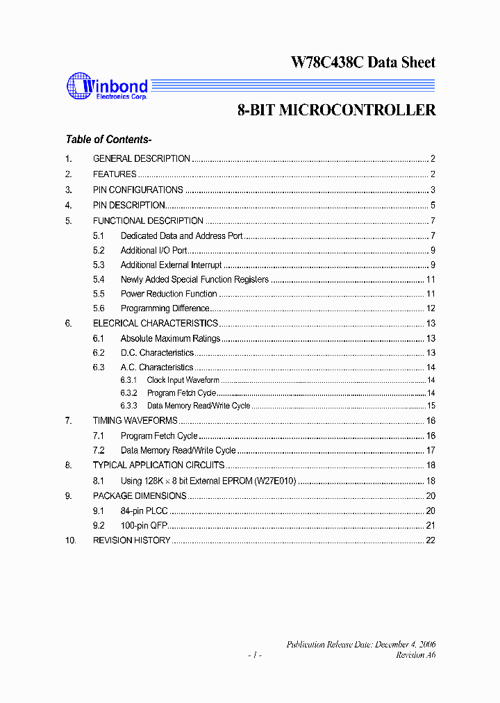 W78C438C06_1335692.PDF Datasheet