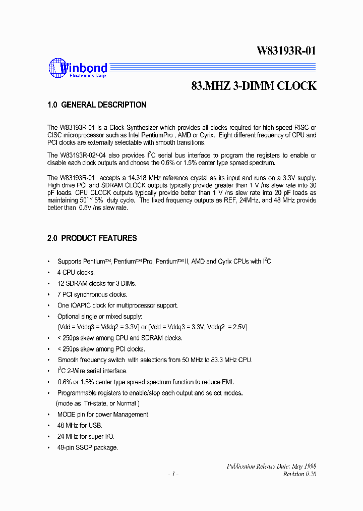 W83193R-01_1335744.PDF Datasheet