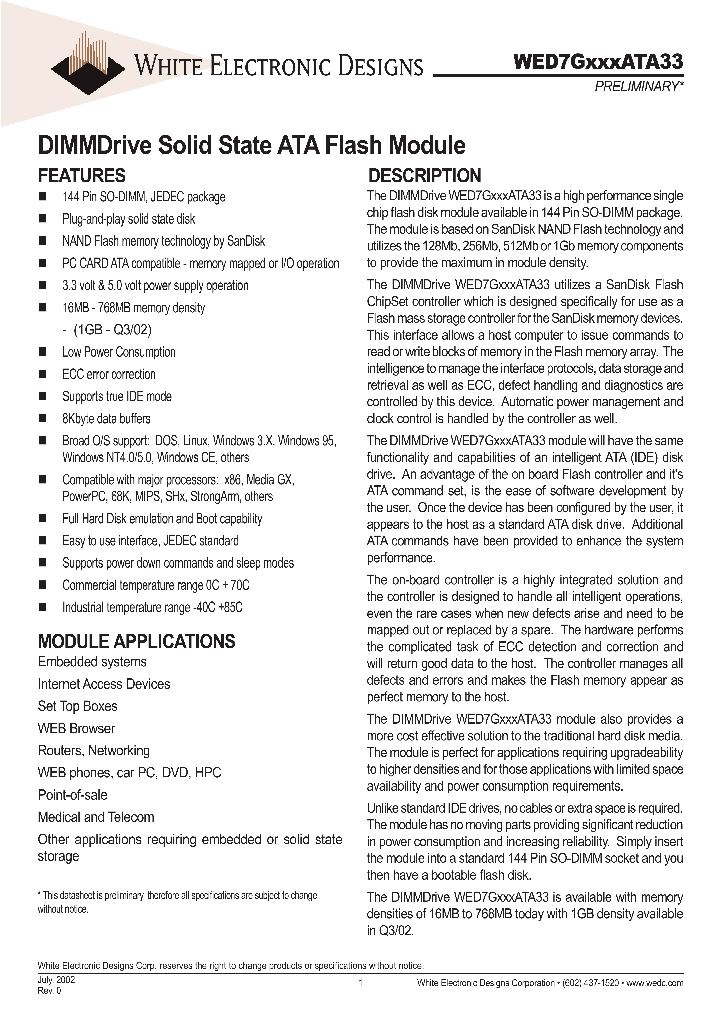 WED7GXXXATA33_1336002.PDF Datasheet