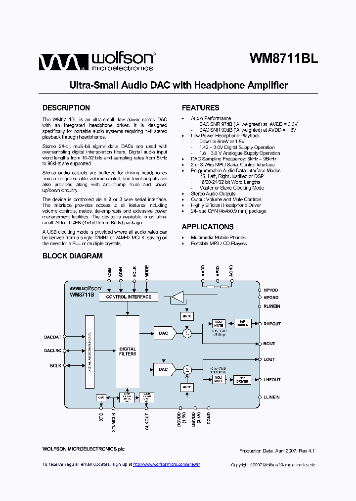 WM8711BL_1121593.PDF Datasheet