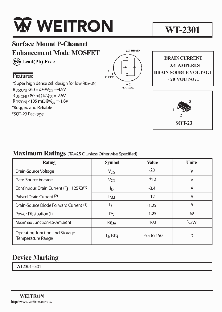 WT2301_1088255.PDF Datasheet