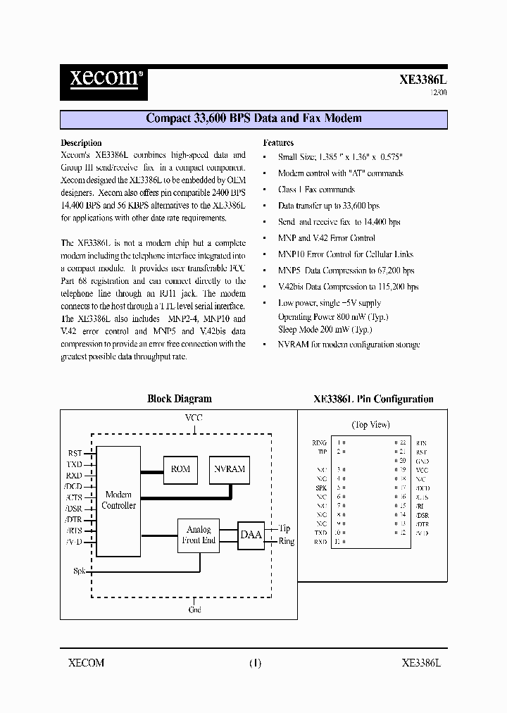 XE3386L_1337785.PDF Datasheet