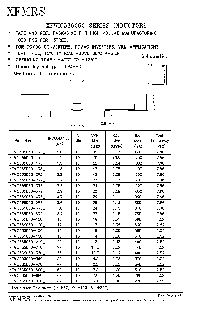 XFWIC565050-8R2_1337815.PDF Datasheet