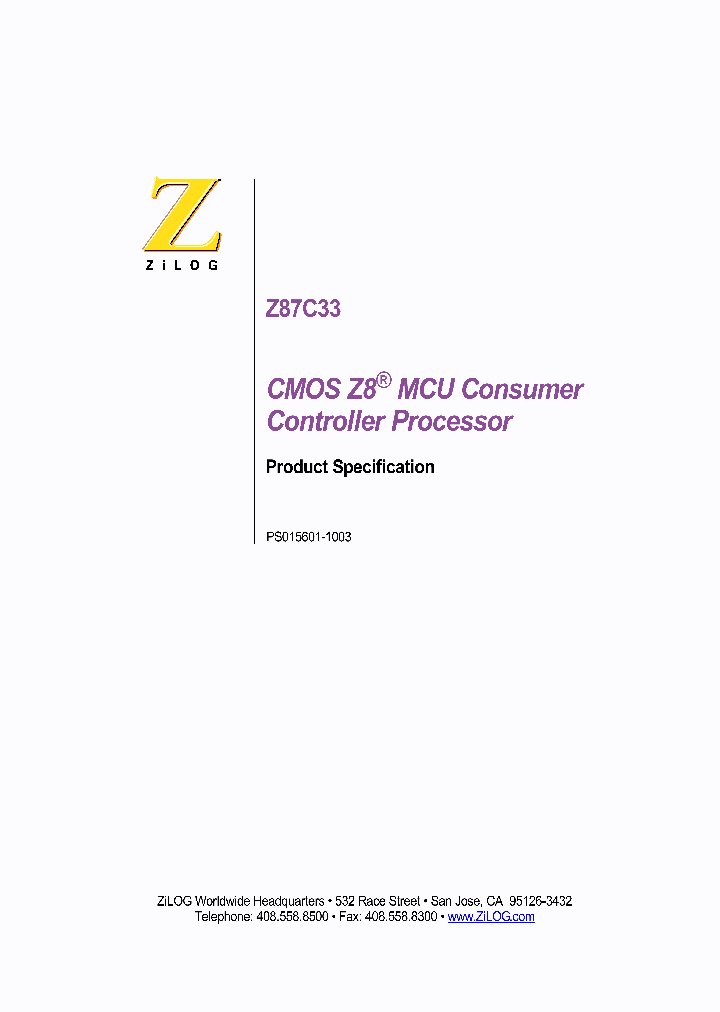 Z87C3304SSC_1338909.PDF Datasheet