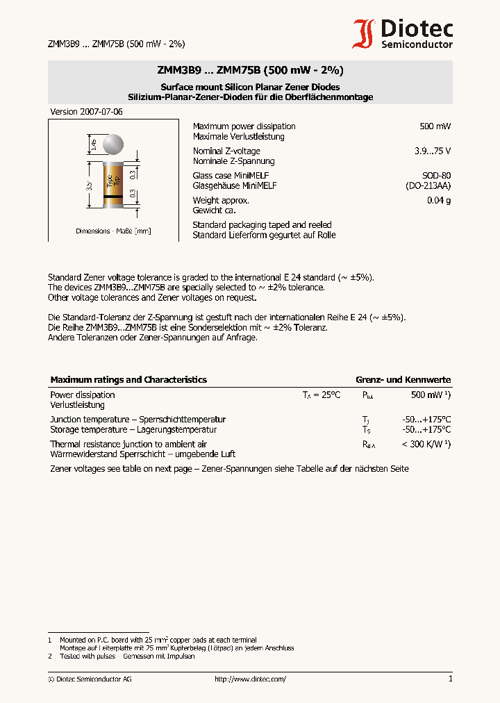 ZMM43B_1141670.PDF Datasheet