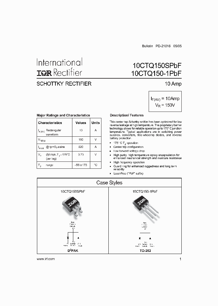 10CTQ150-1PBF_4112395.PDF Datasheet