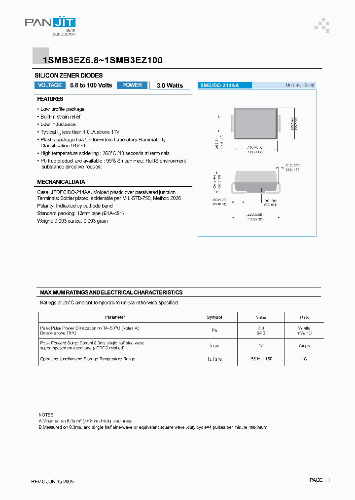 1SMB3EZ82_4121508.PDF Datasheet