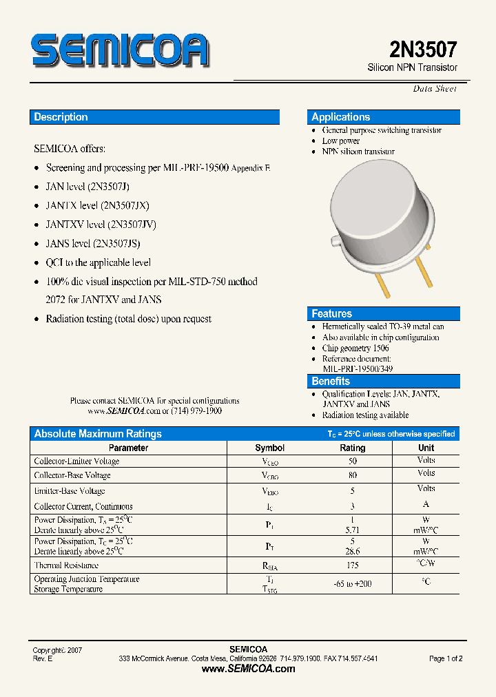 2N350707_4122812.PDF Datasheet