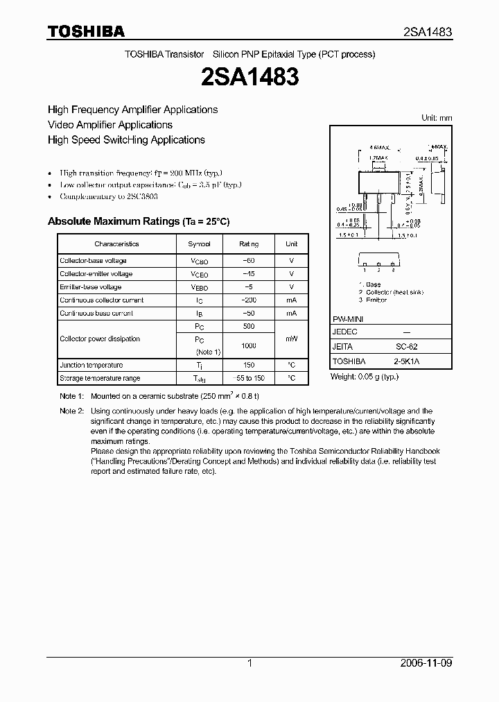 2SA148307_4109481.PDF Datasheet