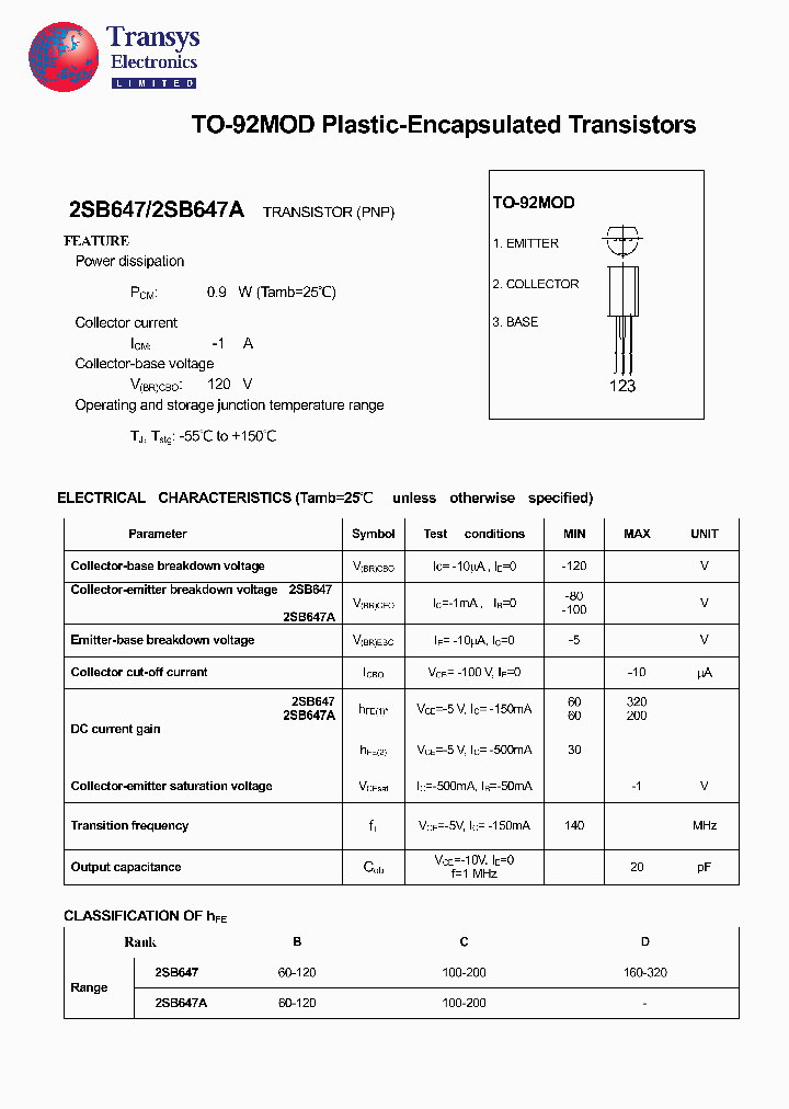 2SB647_4111500.PDF Datasheet