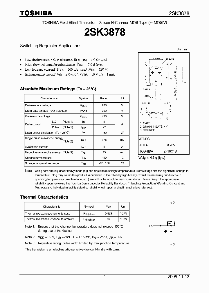 2SK3878_4125436.PDF Datasheet