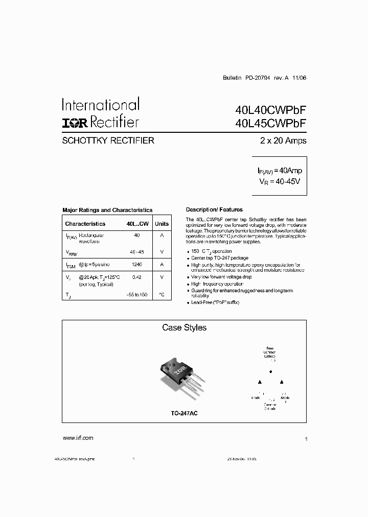 40L45CWPBF_4136884.PDF Datasheet