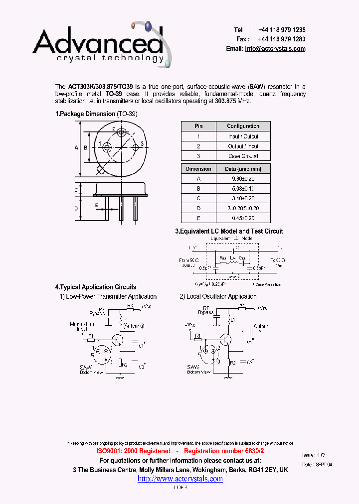 ACT303K_4164554.PDF Datasheet