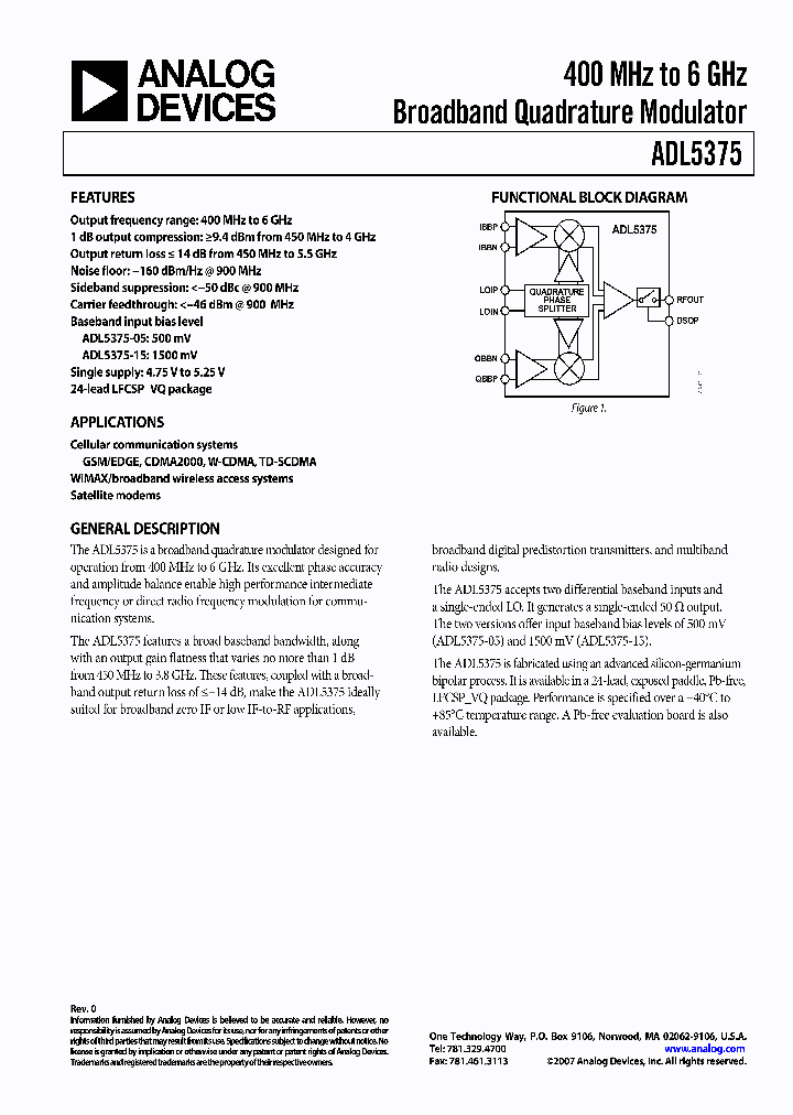 ADL5375_4129412.PDF Datasheet