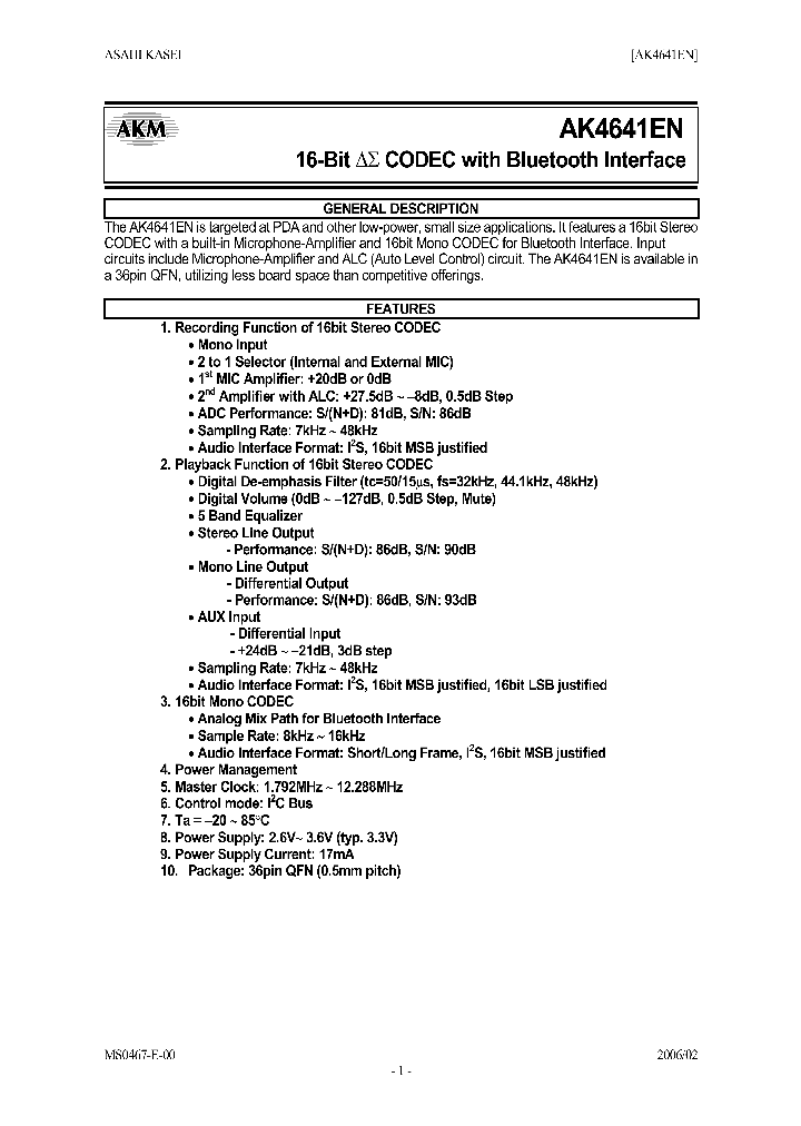 AK4641EN_4112410.PDF Datasheet