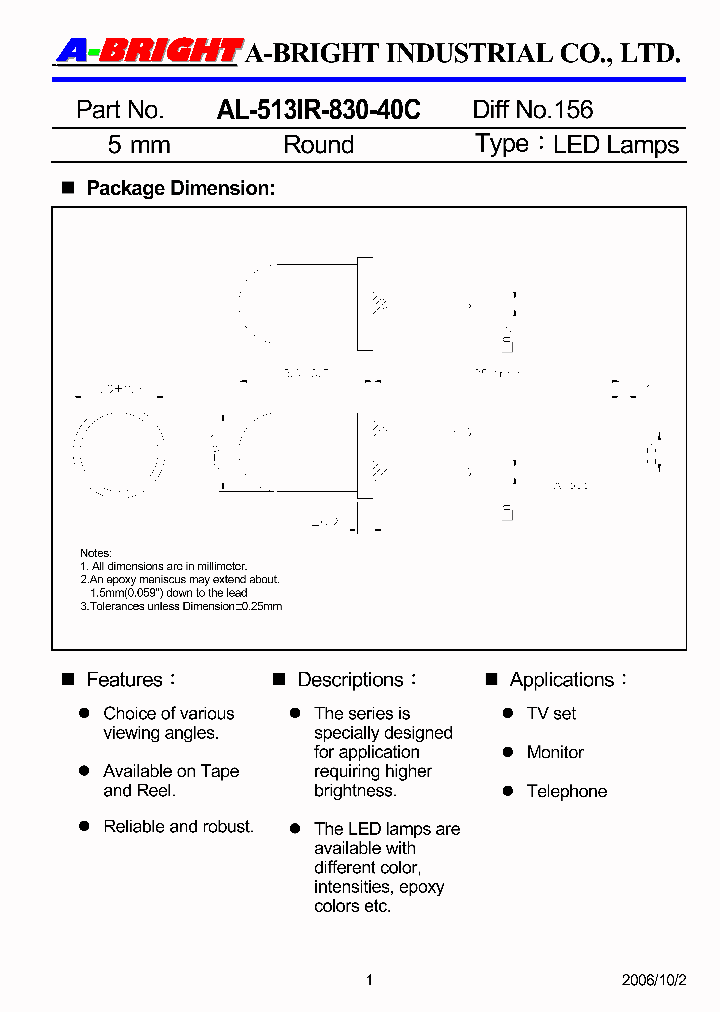 AL-513IR-830-40C_4144134.PDF Datasheet