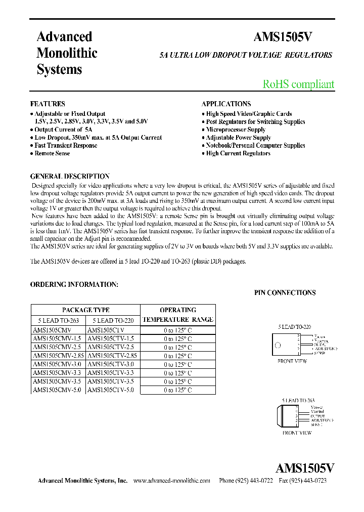 AMS1505V05_4123947.PDF Datasheet