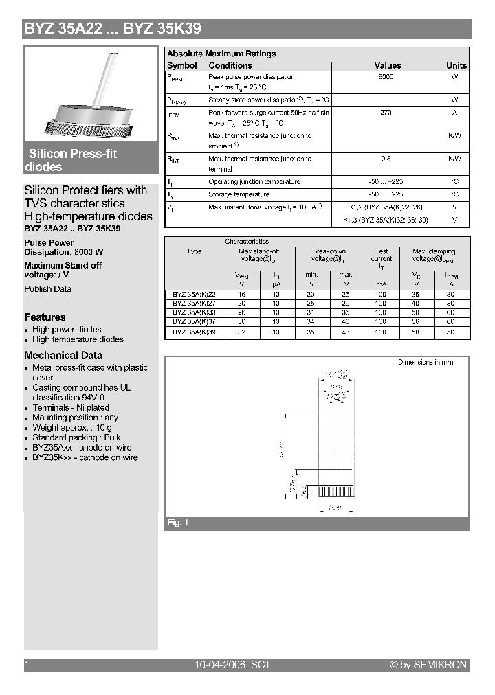 BYZ35A22_4103503.PDF Datasheet