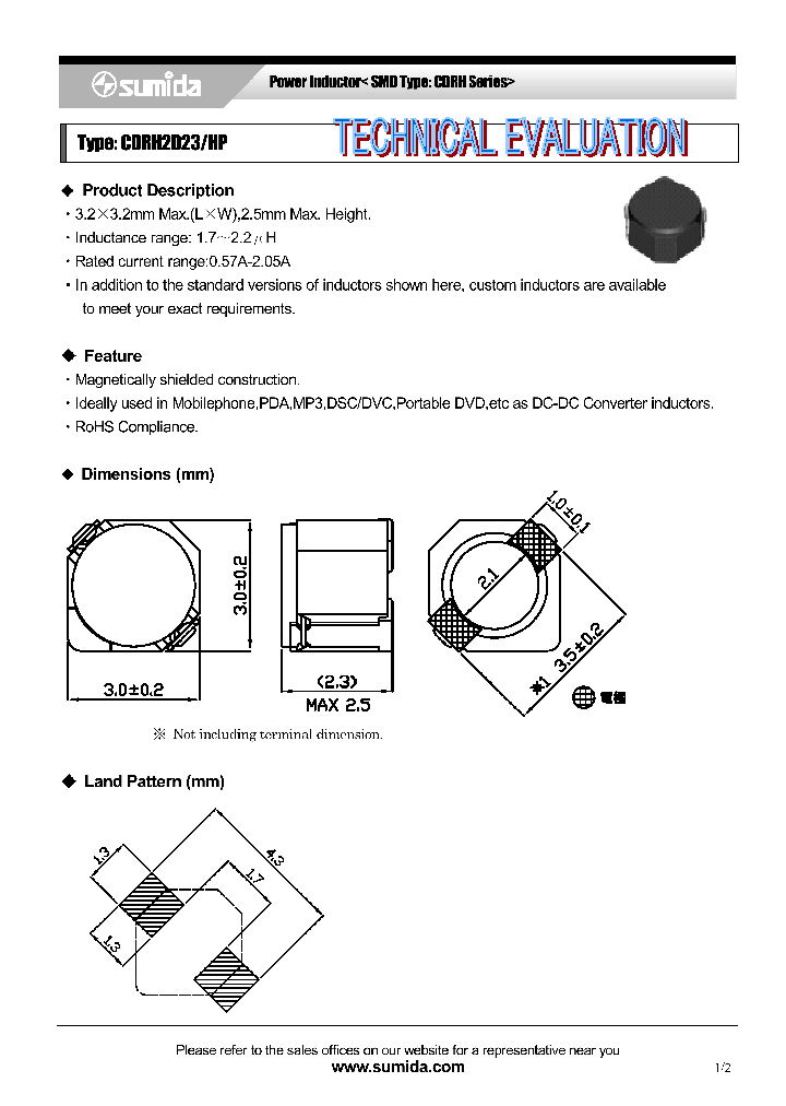 CDRH2D23HPNP-3R3N_4137759.PDF Datasheet