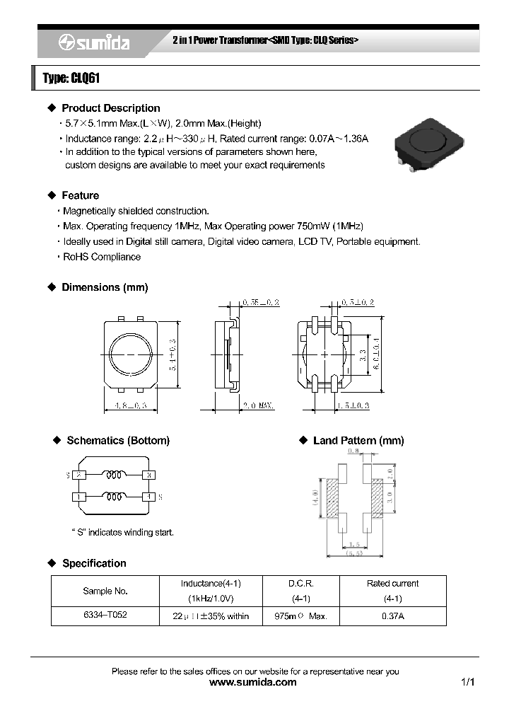 CLQ6107_4137377.PDF Datasheet