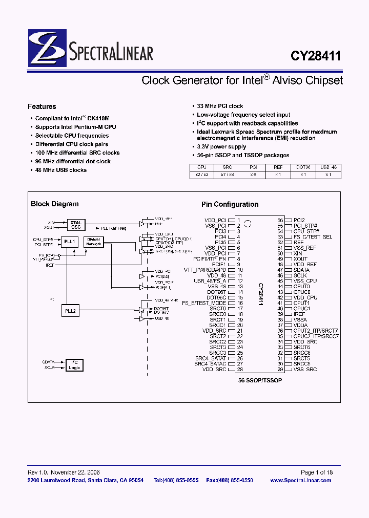 CY28411_4117222.PDF Datasheet
