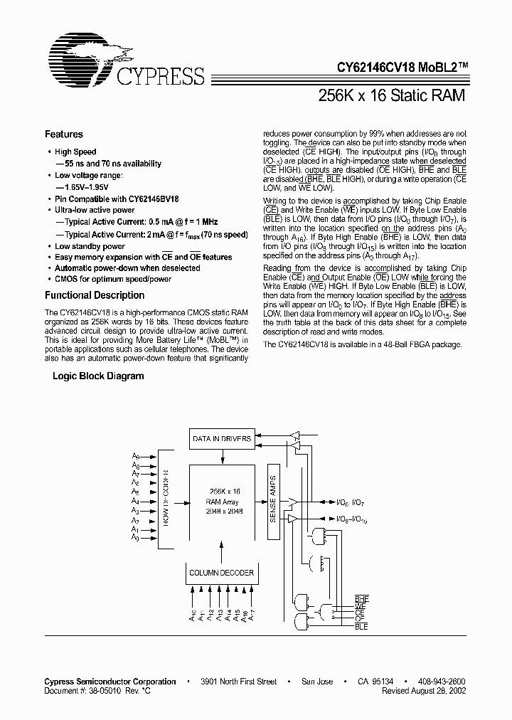 CY62146CV18_4162952.PDF Datasheet