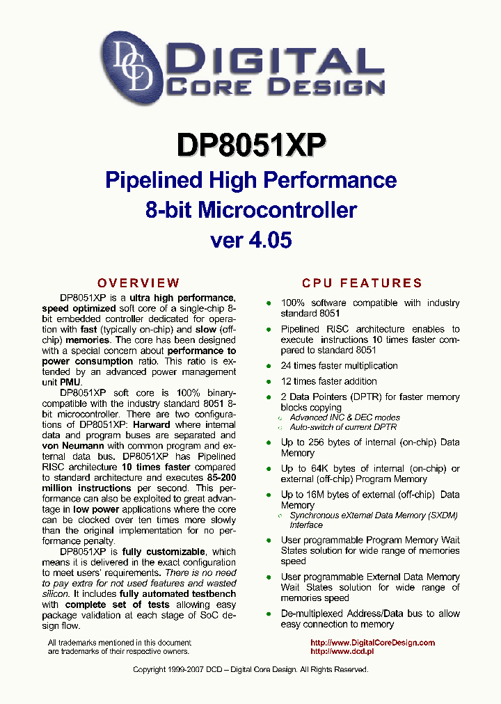 DP8051XP_4126606.PDF Datasheet
