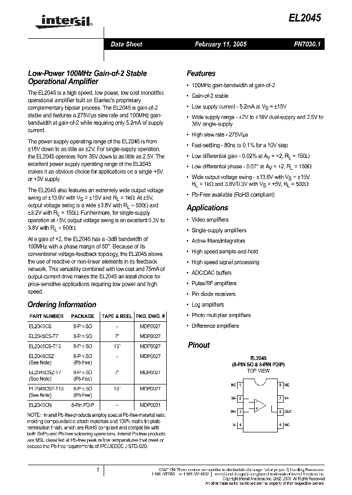 EL2045_4104842.PDF Datasheet