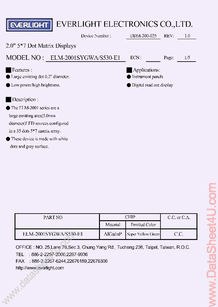 ELM-2001SYGWAS530-E1_4102411.PDF Datasheet