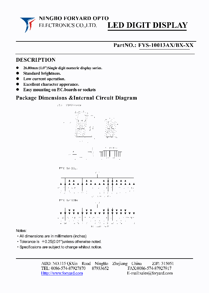 FYS-10013BX-0_4139851.PDF Datasheet