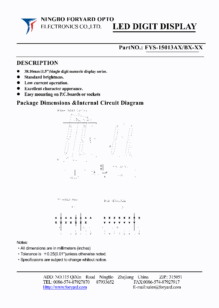 FYS-15013BX_4141313.PDF Datasheet