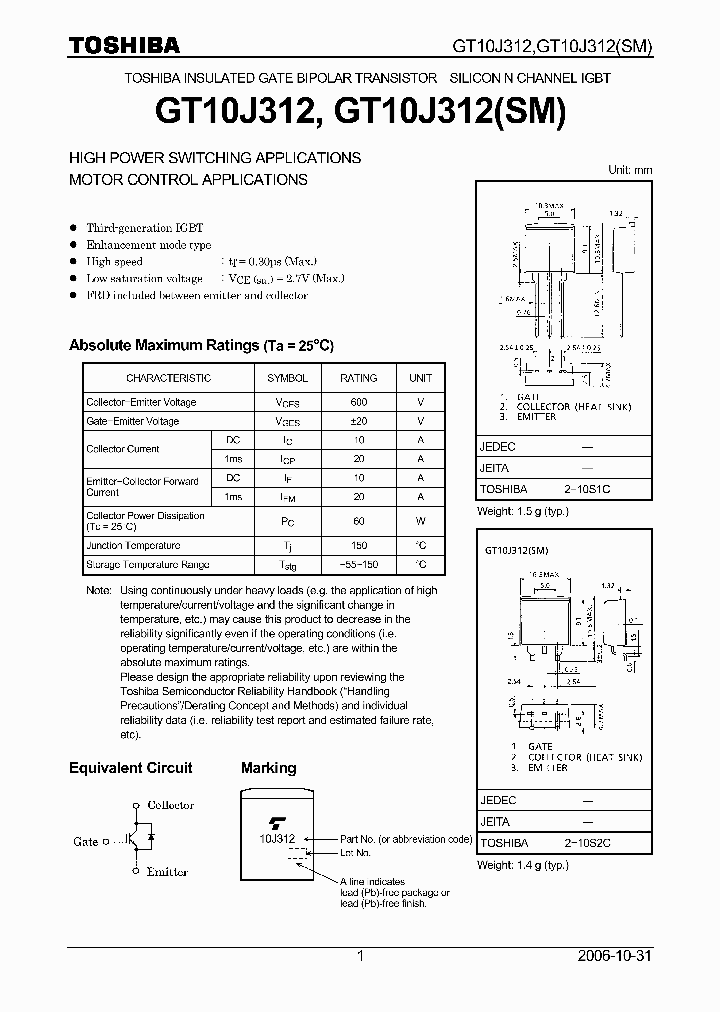 GT10J31206_4124833.PDF Datasheet